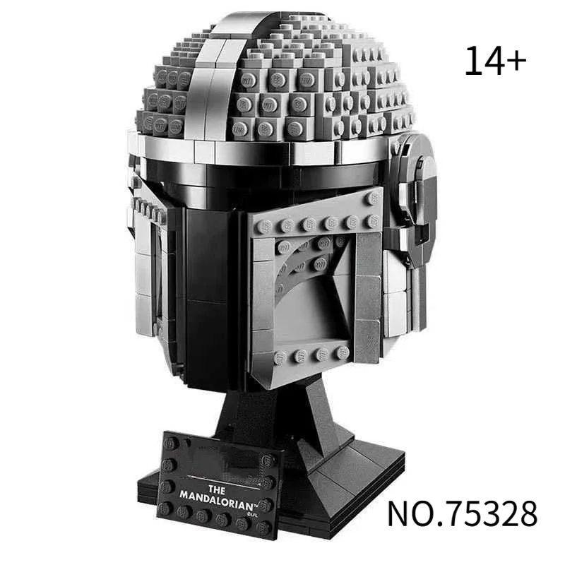 584 قطعة خطة معركة النجوم خوذة ماندالوريان سفينة الفضاء 75328 بنة تجميع لغز لعبة مجسمة لهدايا عيد الميلاد وأعياد الميلاد