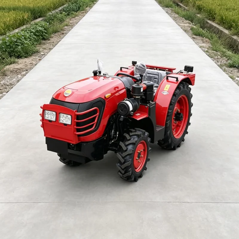 Customized Durable Four-wheel Land Reclamation & Ploughing Machine, High-efficiency Energy-saving Wheeled Rotary Tiller