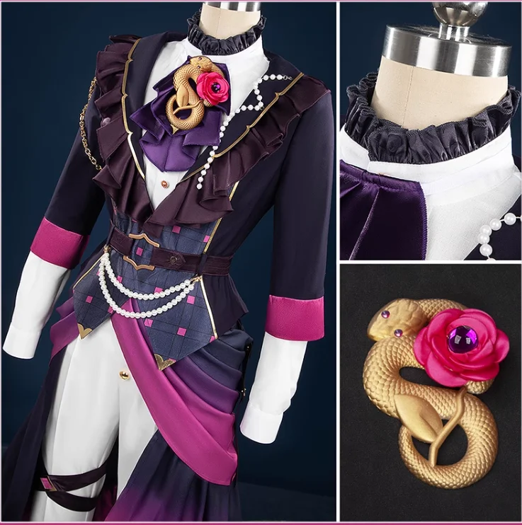 

Ensemble Stars Tomoe Hiyori Cross pooling Cosplay Costume Cos Game Anime Party Uniform Hallowen Play Role Clothes Clothing