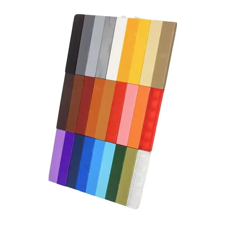 

600pcs DIY Building Smooth 1x6 Blocks Figure Bricks11Colors Educational Creative Size Compatible With Brand Toys for 6636