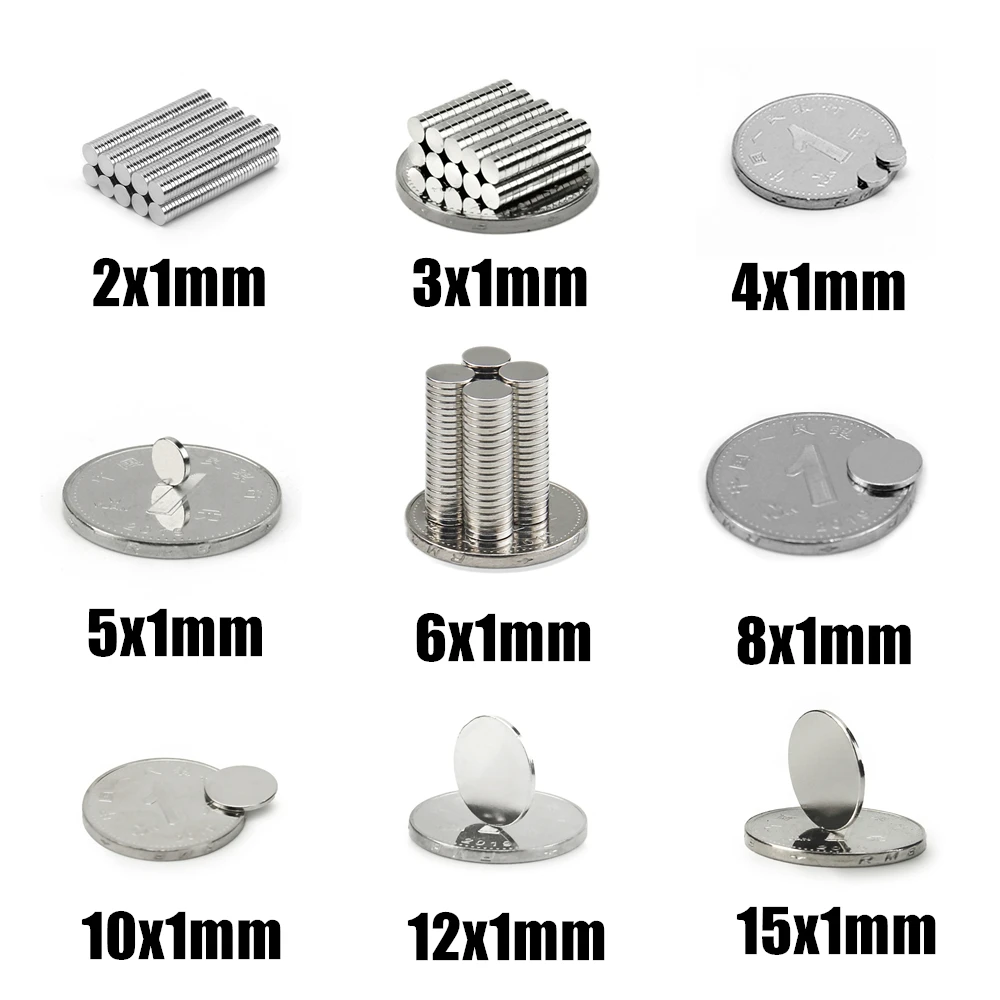 10/20/50/100/200/500 pcs powerful magnets neodymium magnet for fridge small magnets DIY magnets For fishing circle magnet