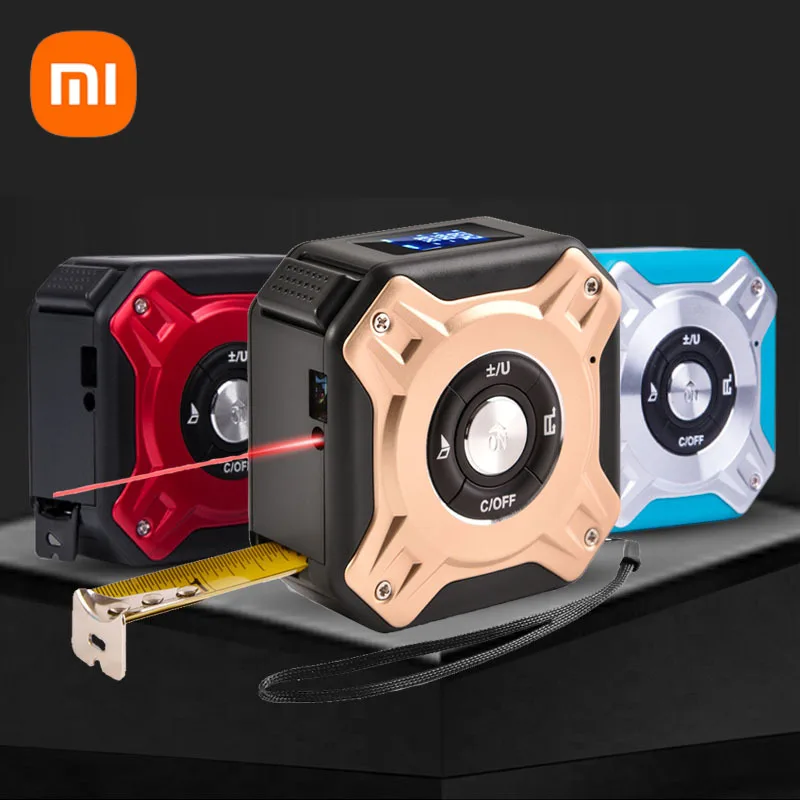 Xiaomi Multi-function Laser Rangefinder Tape Measure 2 in 1 High-precision Measuring Instrument  Infrared Automatically Measures