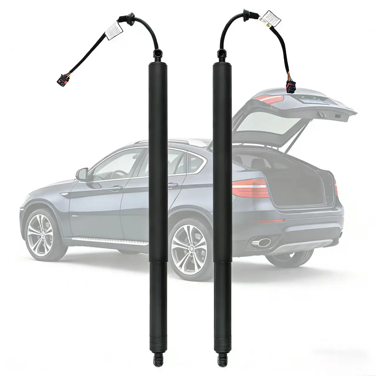 

51247434043 For BMW X6 F16 2015-2019 (2 PLUGS) Tailgate Power Lift Supports Power Rear Trunk Liftgate Strut 51247434044