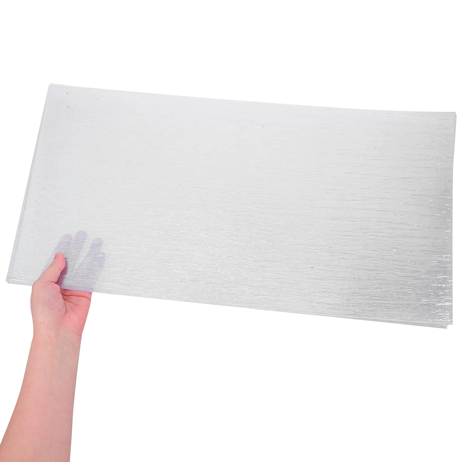 

5Pcs Transparent Water Ripple Sheets Realistic Flowing Water Effect DIY Crafting Sheet for Architectural Diorama Ocean Scene