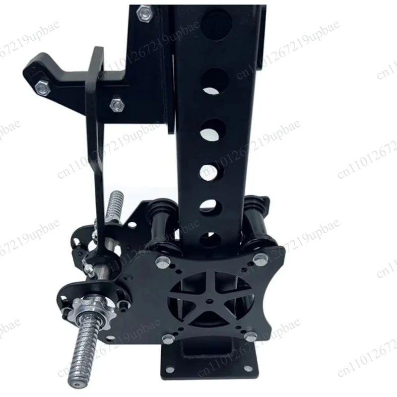 1x1/2x2/3x3 Inch Squat Rack Slide Rail Attachment Glider, High Pull Down Multi-Function Cable Gym Accessory