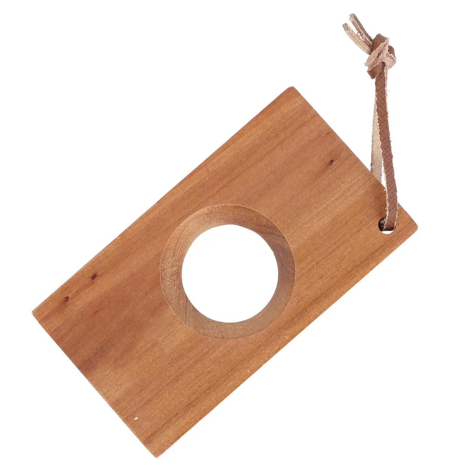 Portable Wood Coffee Dripper Mat - Smooth Finish, Odorless, Ideal for outdoor Brewing