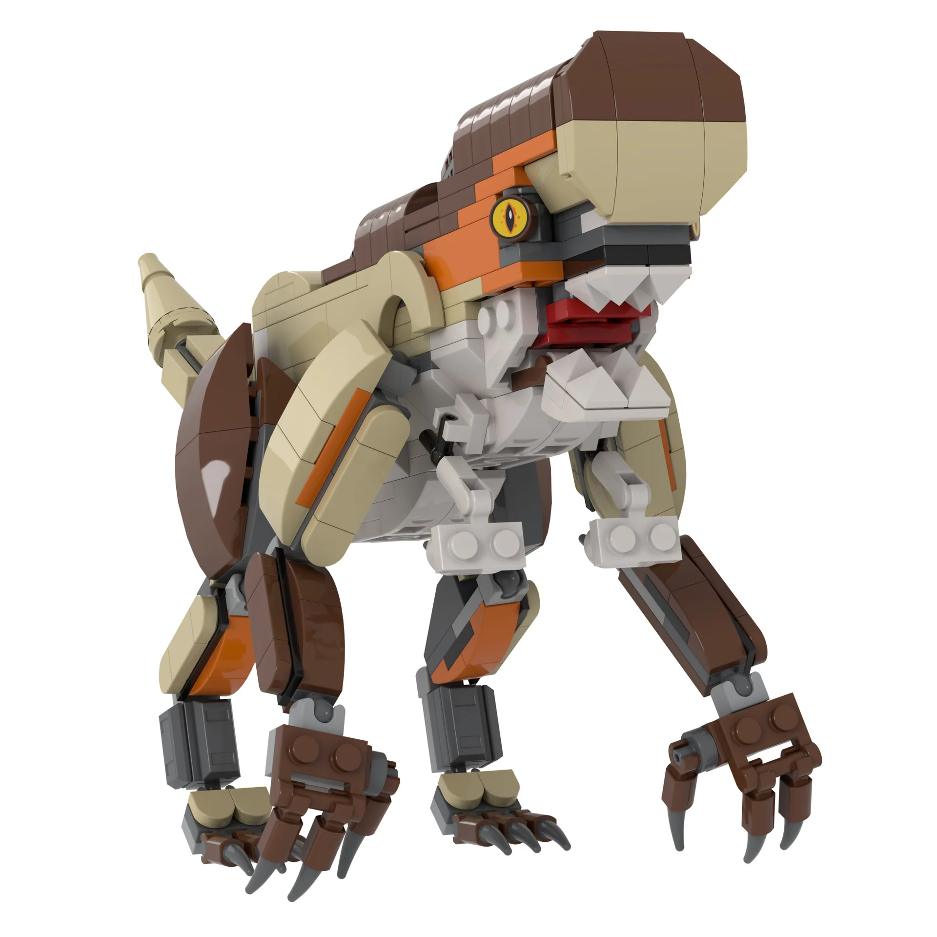 CLASSIC Jurassic ไดโนเสาร์ World Park Deformed Dragon สัตว์กินเนื้อ Monster บล็อกอาคารทีวีภาพยนตร์ IP Desktop ตุ๊กตาตุ๊กตาของเล่น