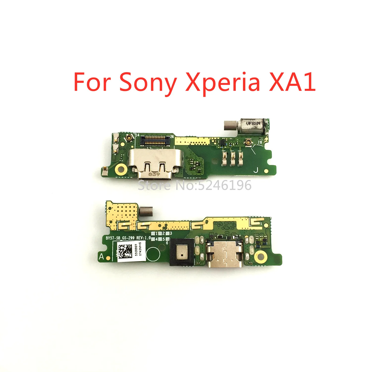 1pcs USB Charging Port Charger Mic Microphone Base Connector For Sony Xperia XA1 G3112 G3116 G3121 G3123 G3125 Replace Part