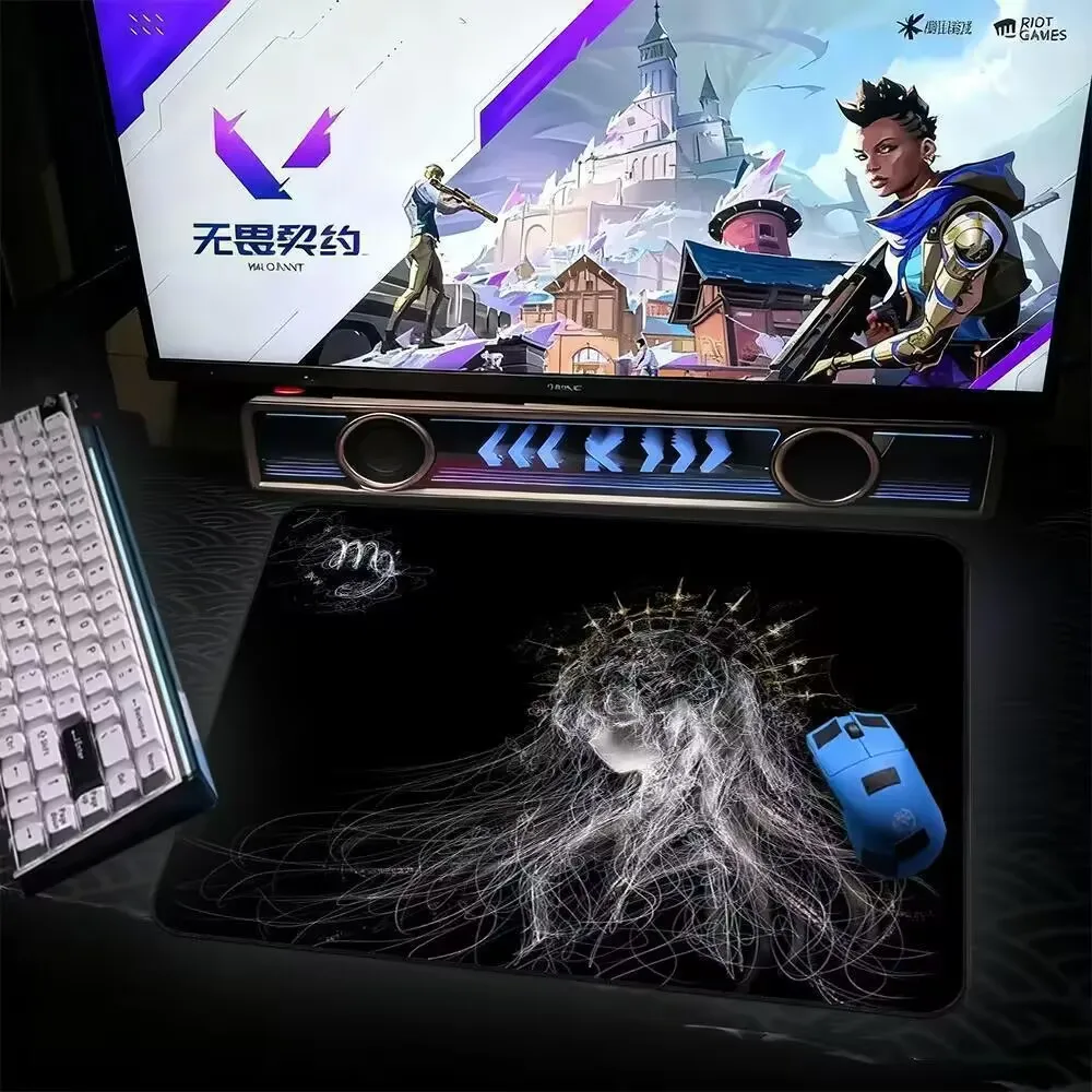 Constellation mouse pad, large size, anime, e-sports, gaming, office, extra large computer, fine surface keyboard, table pad