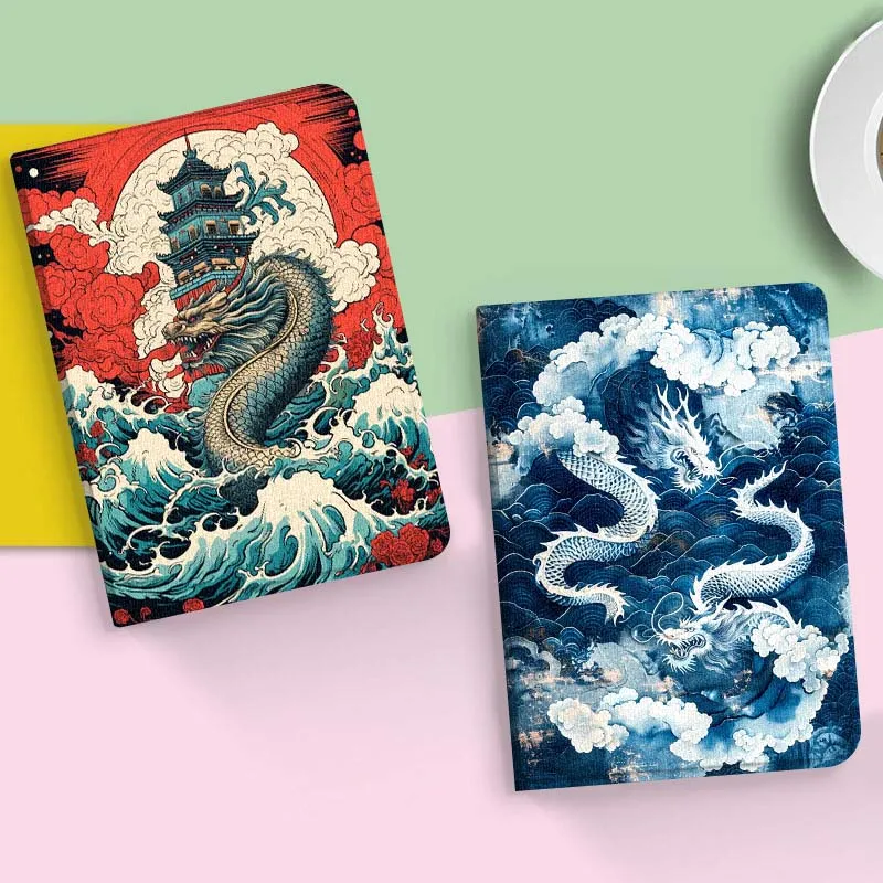 

Retro Anime Dragon Cool For Xiaomi Redmi Mi Pad 4 5 6 6s 7 8 SE Pro 2 11 Plus Max 12.4 11 11.2 12.5 8.7 inch Tablet Case