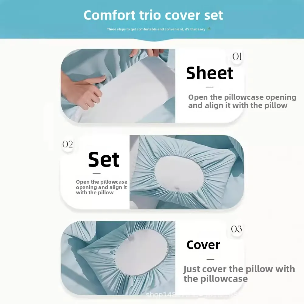 غطاء وسادة للاستعمال مرة واحدة، مقاوم للأوساخ والمعقمة للسفر، مزدوج الحجم، قطار الفندق، لوازم السياحة النائمة المحمولة