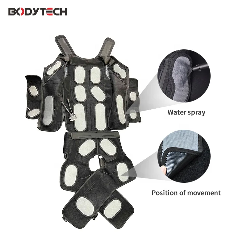 Bodytech EMS Fitness Suit Kit Eletrônico de Estimulação Muscular Dispositivo de Treinamento EMS para Aumentar Massa Muscular