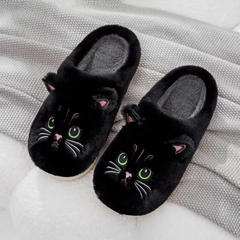 House Slippers for Women Indoor Plush Luxury Designer Winter