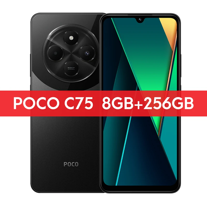 POCO C75 6.88 120Hz Smartphone 5160mAh NFC