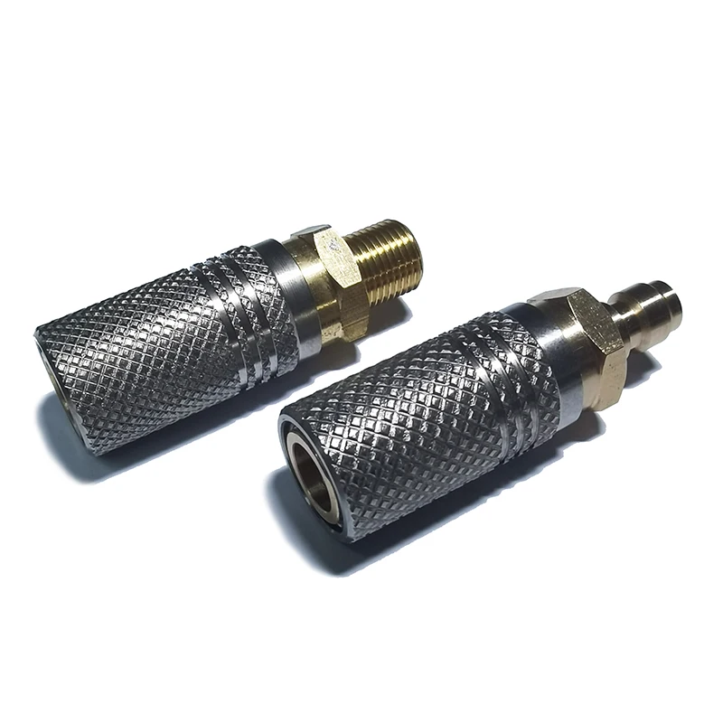 Verlängertes Hochdruck-Luftfüllventil, 8mm Schnellkupplungsadapter 1/8BSPP(G1/8) 8mm Außengewinde – Detail 9