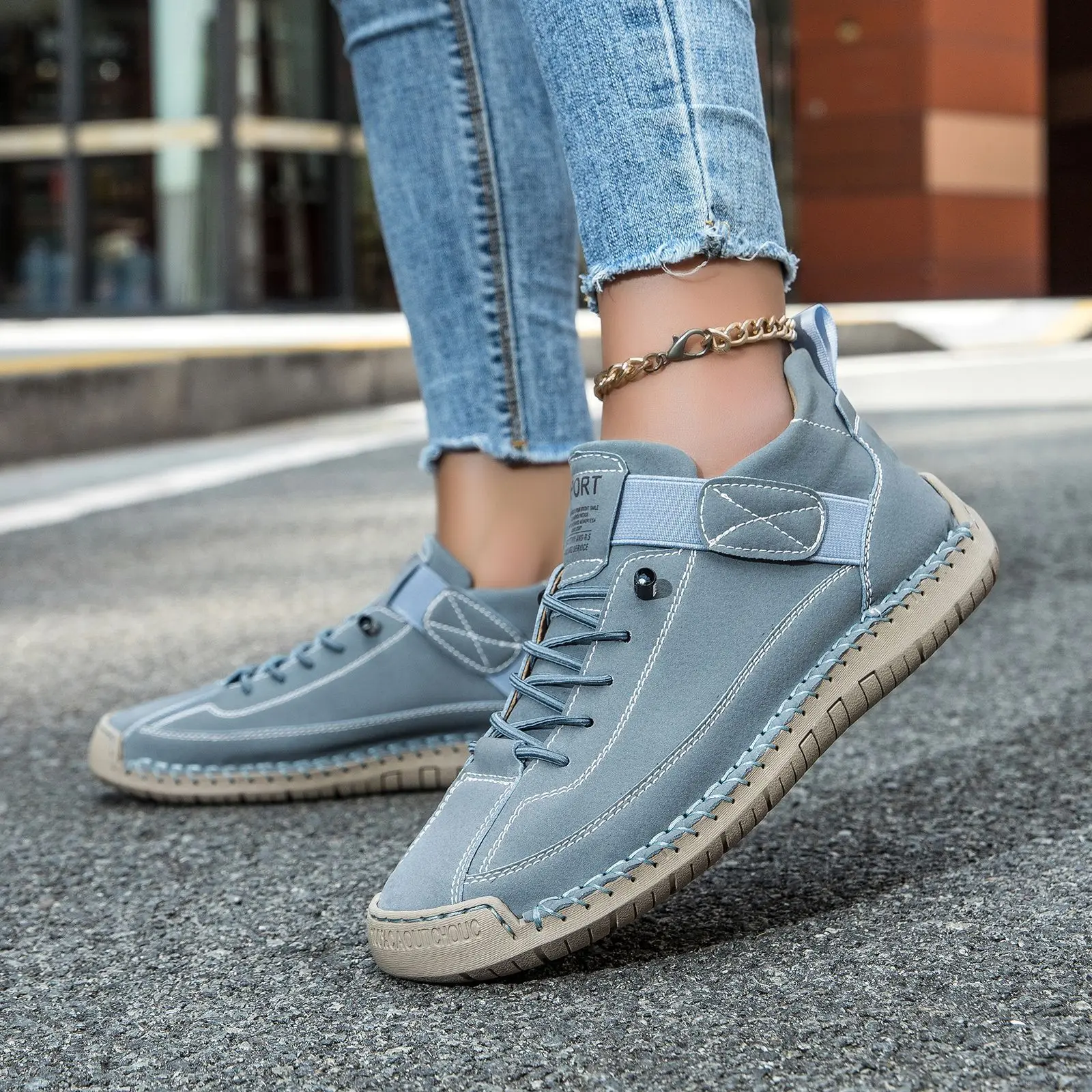 

Кожаная мужская и женская повседневная обувь, дышащие кроссовки, модные лоферы в британском стиле, мужские роскошные дизайнерские топсайдеры, Zapatos Hombre