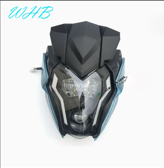 EU quality new version motocycle Headlight Assembly Headlight Shroud Decorative Plate for HaoJiang HJ150-7A Motor Accessories