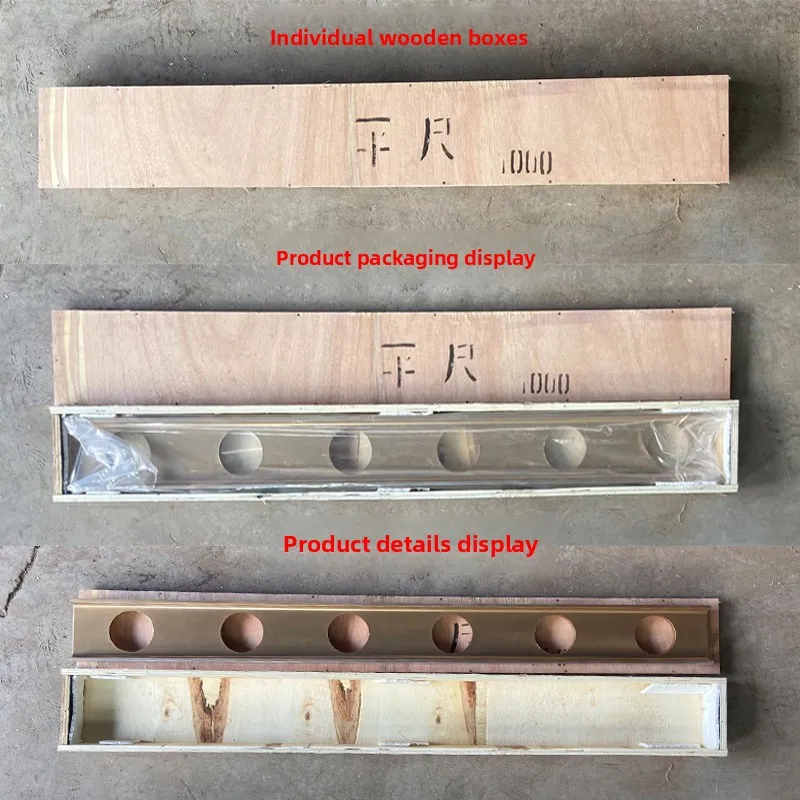 High Precision Magnesium Aluminum Alloy Flat Ruler Light Alloy Flat Ruler Equipment Installation Inspection Measurement I-shaped