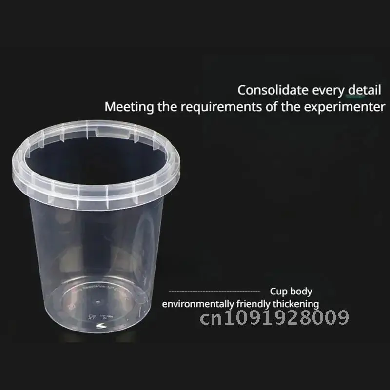 

Disposable Portable Tea Beverage Bucket 700ml Sealed Covered Milk bowl Fruit Tea Powder Bucket Plastic 500ml Ice Box Packaging