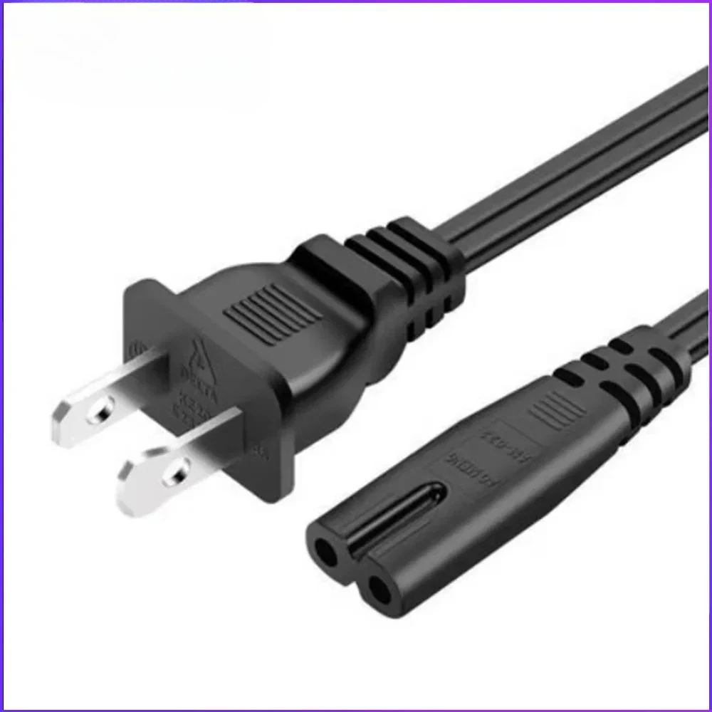 EU US 1.5M Power Cable 2pin IEC320 C7 Power Extension Cord For Dell Laptop Charger Canon Epson Printer Radio Speaker PS4 XBOX AC