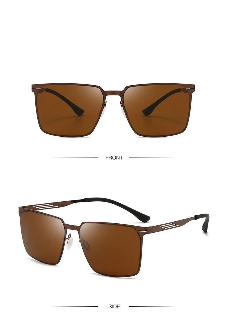 Neue Herren-Sonnenbrille aus Metall – modische Outdoor-Freizeitbrille, UV-Schutz, geeignet zum Fahren und Angeln 5133 – Detail 12