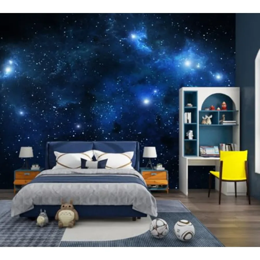 

Galay Wallpaper Peel and Stick Night Sky Ceiling Self-Adhesive Mural for Living Room Bedroom