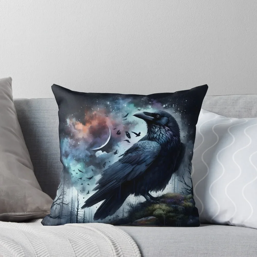 

Raven Throw Pillow Luxury Pillow Case Cushions For Decorative Sofa Pillowcase Cushion Pillow Cover