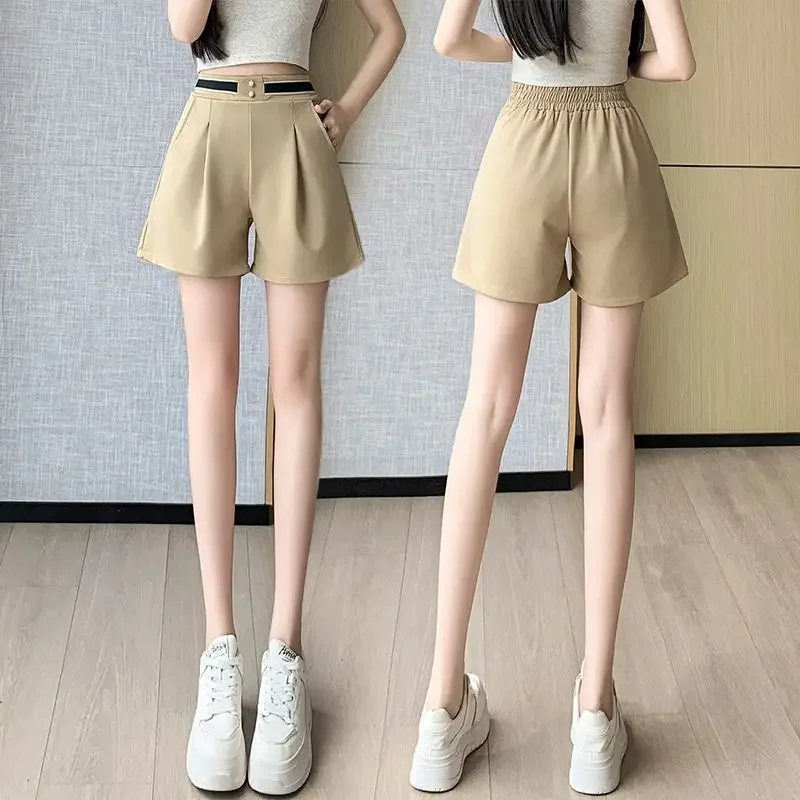 Women's Shorts Loose Baggy Casual Female Short Pants Suit With Design Elegant Outfits Outdoor To Wear New In Designer Jorts Kpop