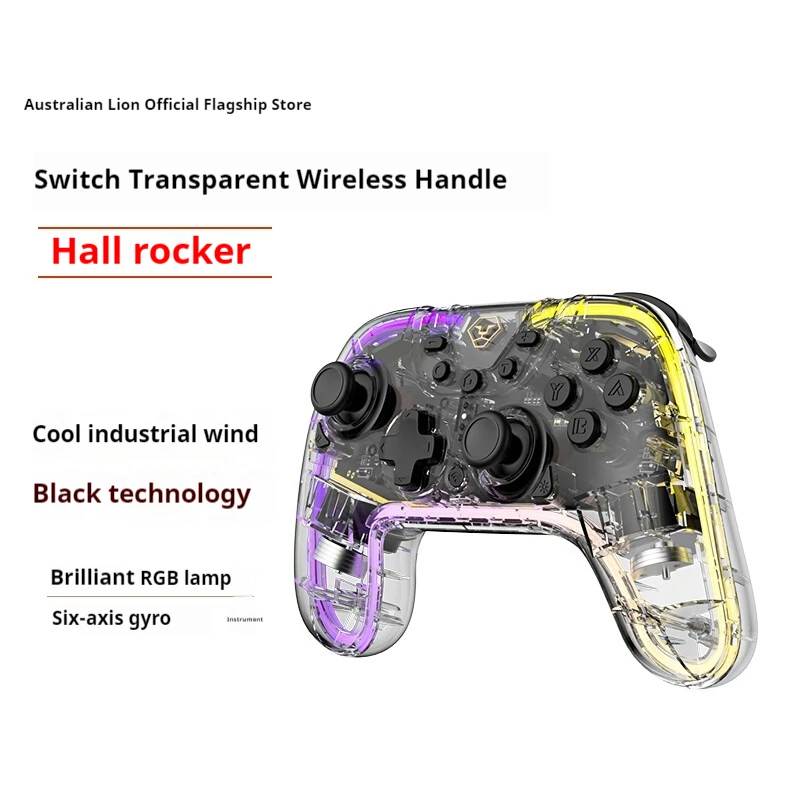 

Aolion Switch Hall Joystick Transparent Controller Gaming Wireless Ns Computer Steam wallpaper engine Kingdom Come Deliverance2