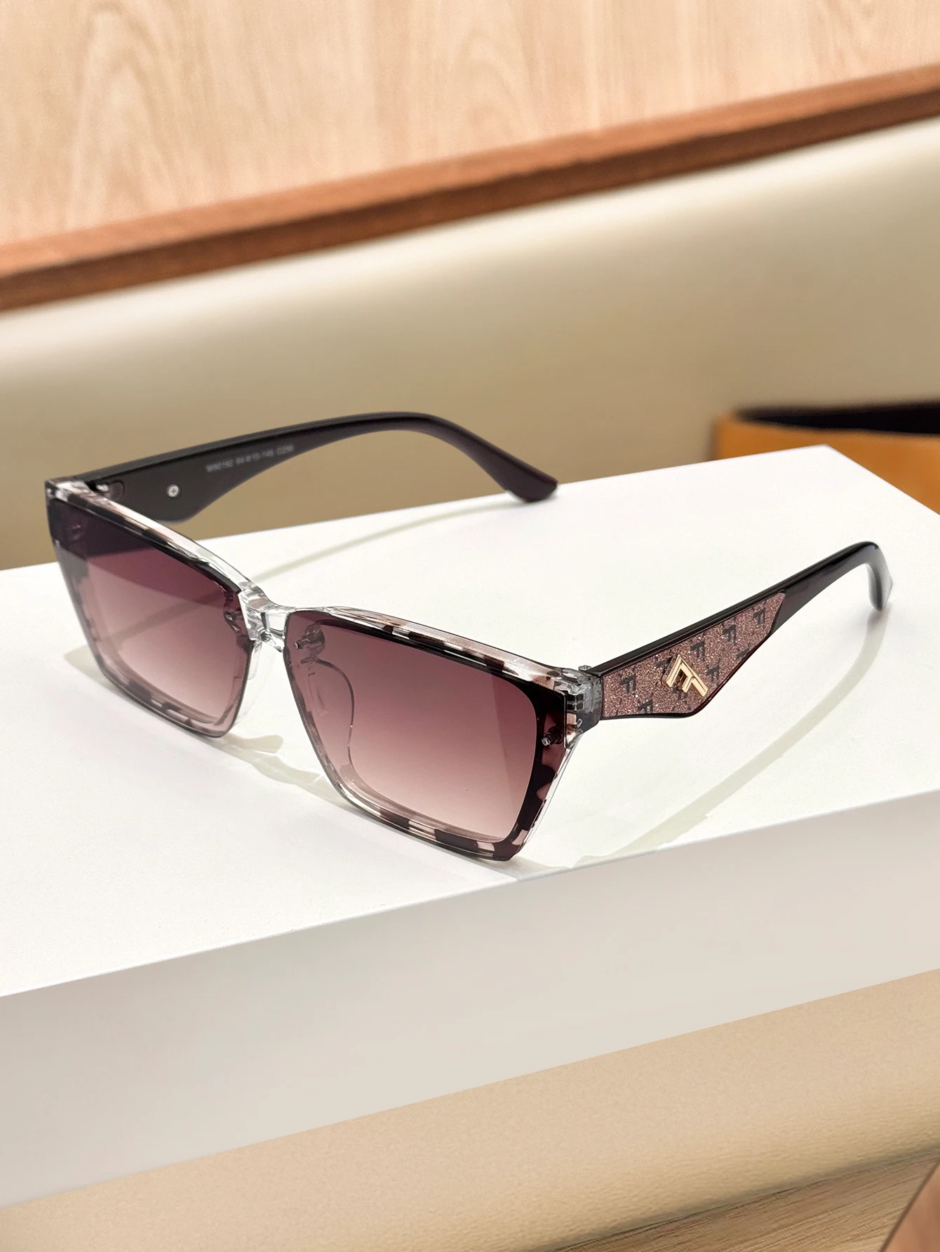 1Pc Street Style Gradient Brow - Women Fashion Glasses recension och pris