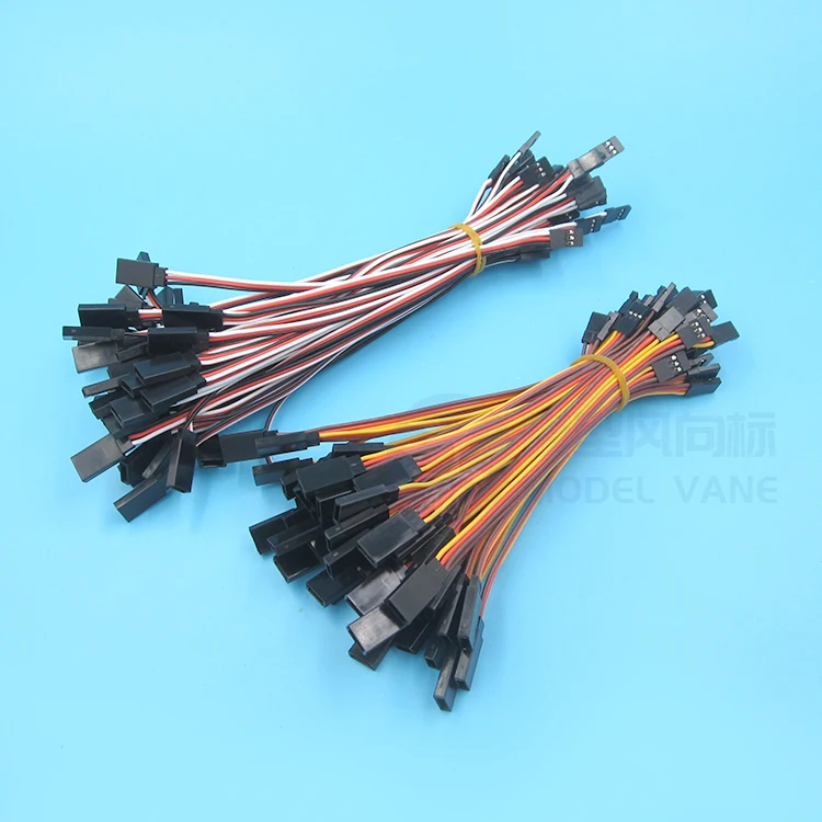 1pc 10/15/20/30/50/100cm Anti-interference Servo Extension Cable 30/60 Core Stranded Wire For Futaba JR Servo Helicopter Car Toy