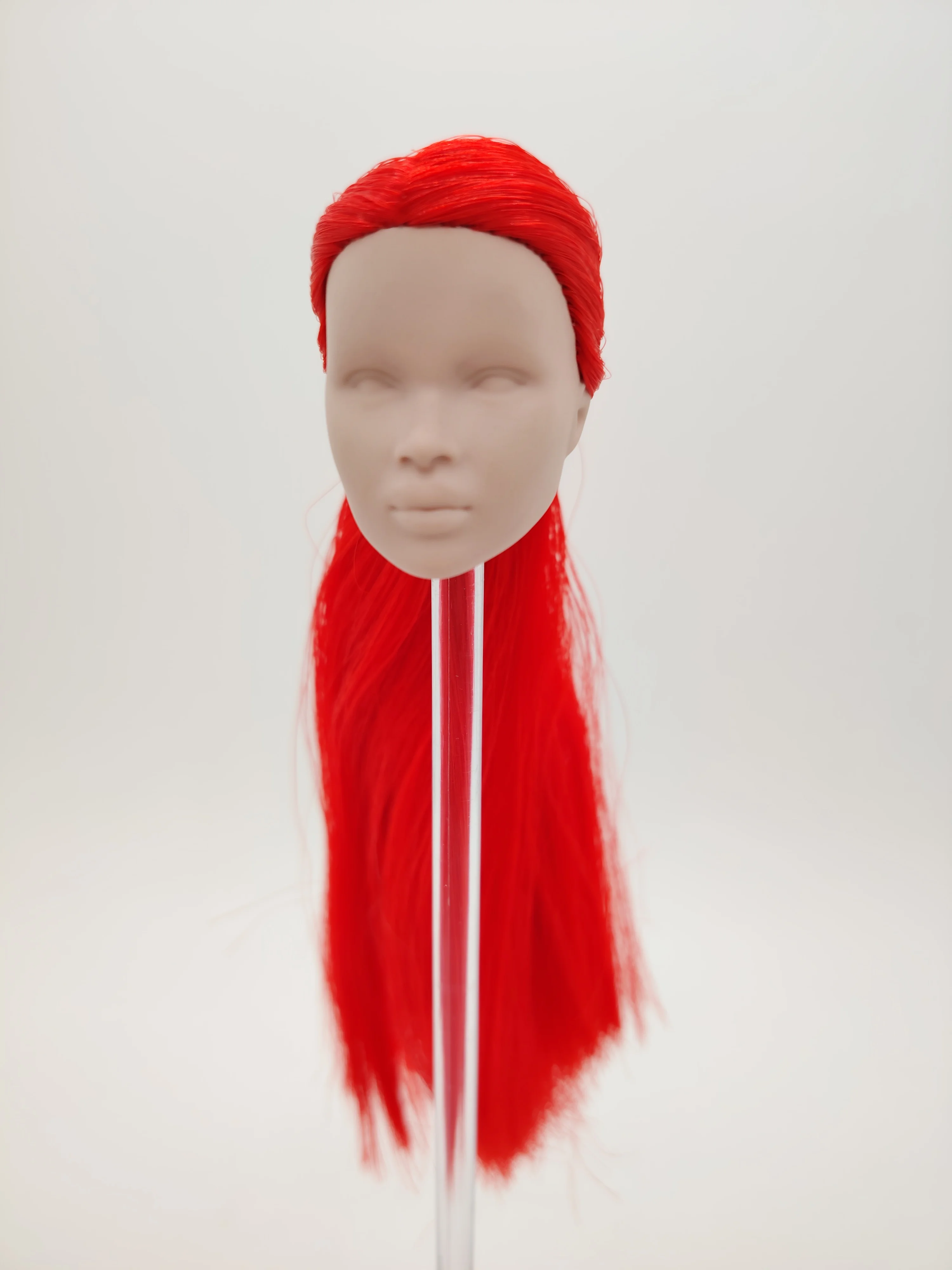 

Fashion Royalty Doll Head Nadja Rhymes Nu.Face Japan Skin Red Hair Collectible Fashion Doll Head