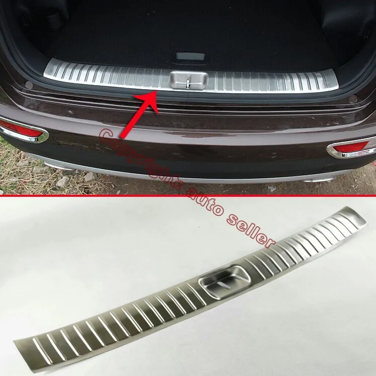 Stainless Steel Interior Inner Rear Bumper Sill Protector For KIA Sportage 2016 2017 2018 Car Accessories Stickers