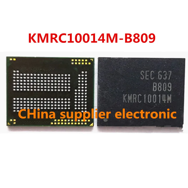 

1pcs-3pcs KMRC10014M-B809 KMRC10014M EMCP64+4 eMMC+LPDDR3 64GB NAND Flash Memory IC Chip BGA221 Soldered Ball Pins
