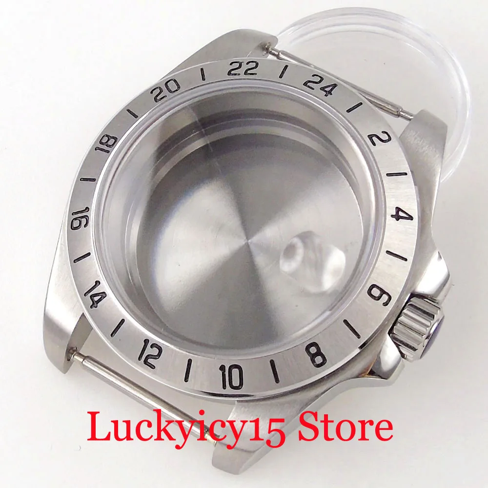 

39MM Fixed Bezel Watch Case Fit NH35/NH36 ETA 2824 2836 PT5000 MIYOTA Glass Back Screwdown Crow Sapphire Glass Jubilee Bracelet