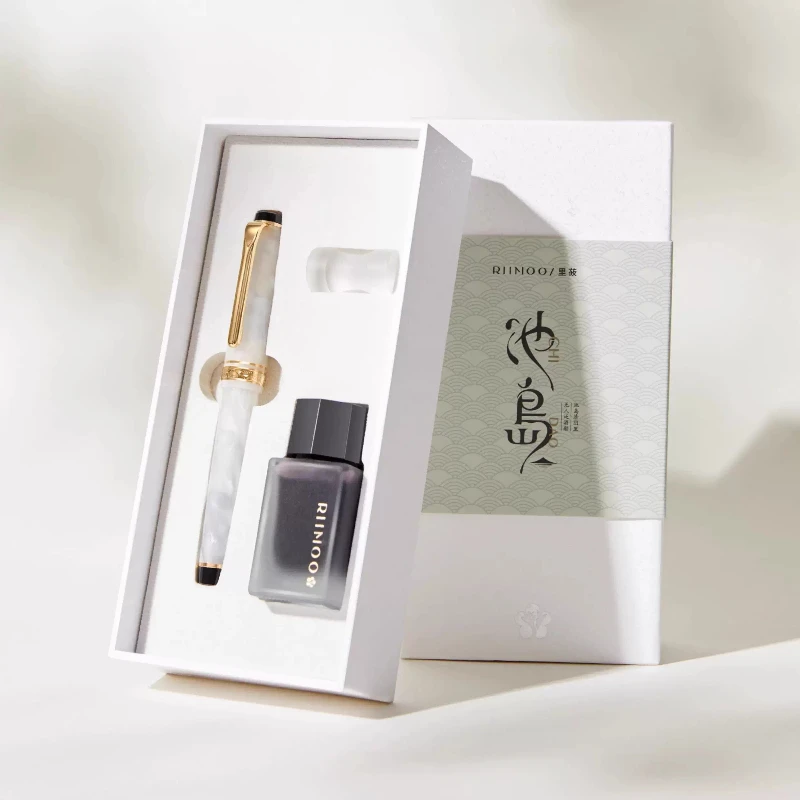RIIMOO 502 Pool Island Series Gift Box Pen Japanese Male and Female Exquisite High End Gift Box Student Practice Acrylic