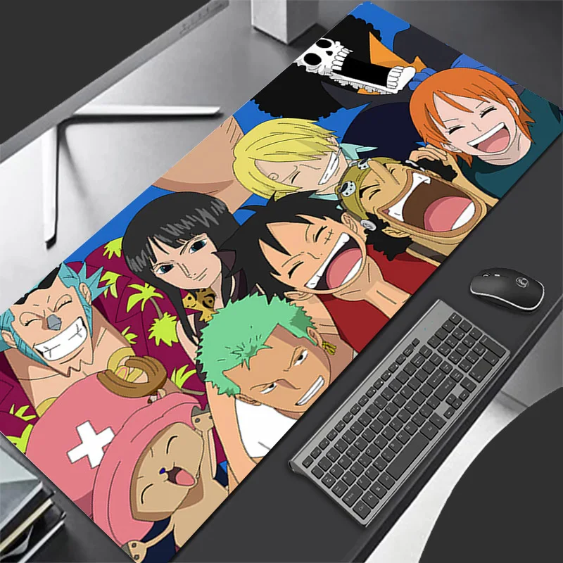 Mouse Pad One Piece Anime Durable Large Gamer Gaming Accessories Speed Keyboard Rubber Lock Edge Desk Mat Laptop Mousepad - view 2