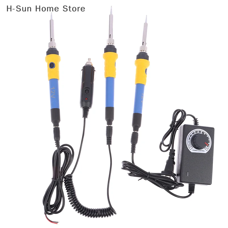 

DC 12V Portable Soldering Iron Low-voltage Car Battery 60W Welding Rework Repair Tools