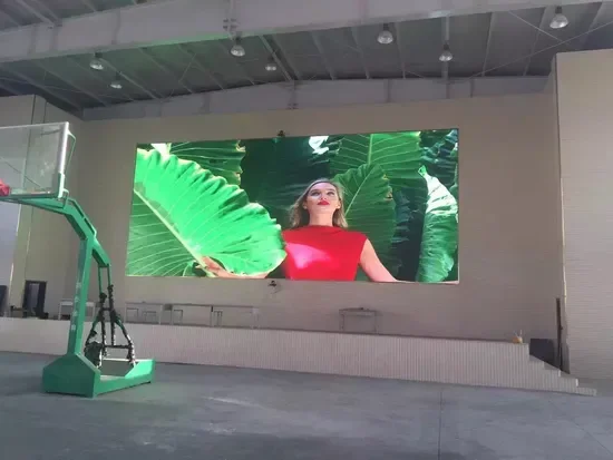 Layar LED Tahan Cuaca Khusus Luar Ruangan, TV Latar Belakang Ruang Rapat Kelas Atas, Layar SMD P4