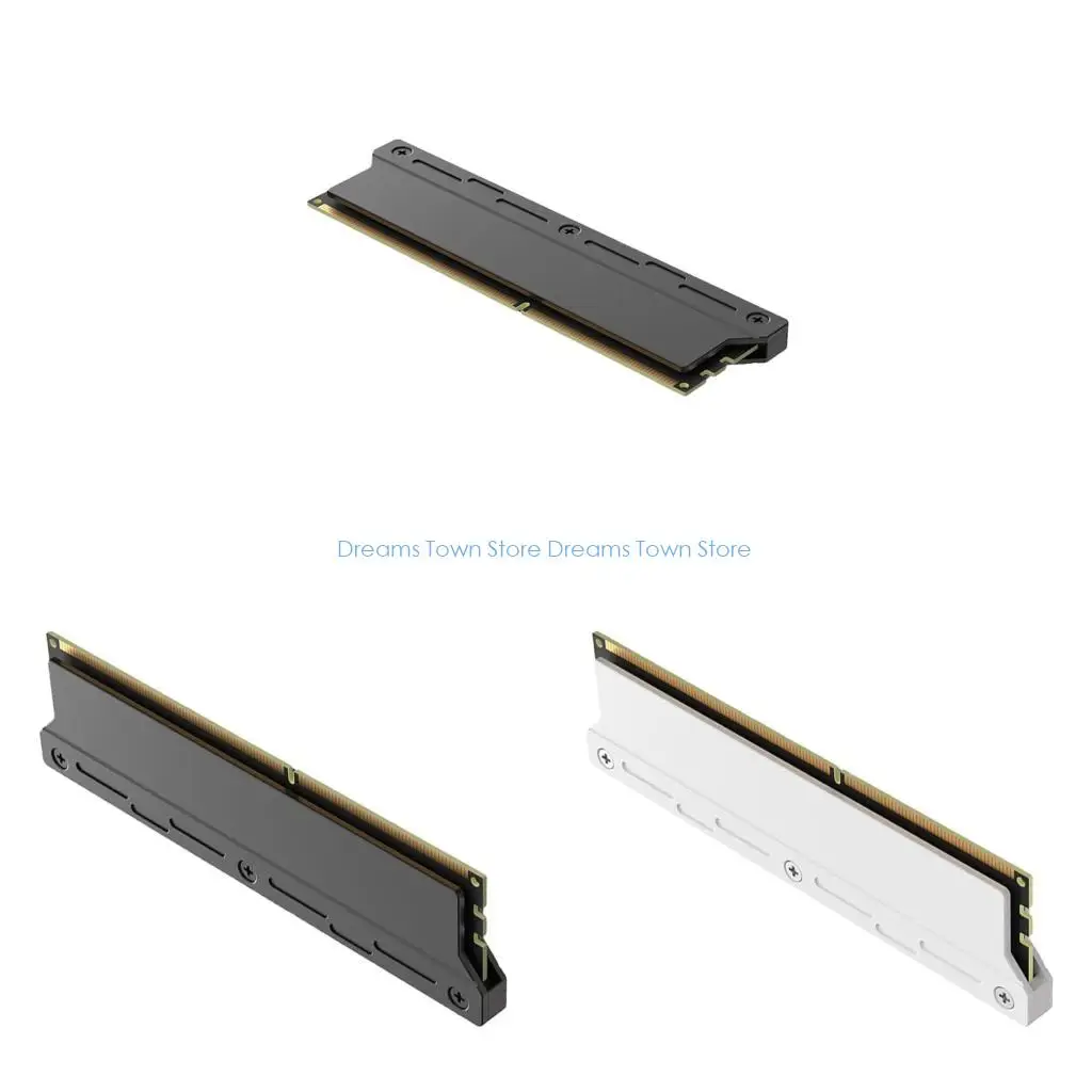 

HX6A Радиатор памяти Алюминиевый охлаждающий экран Тепловыделение для DDR5 DDR4 DDR3