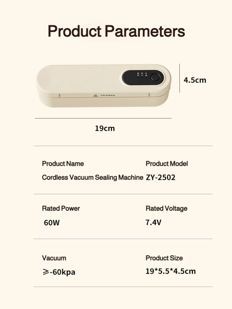 آلة الختم المنزلية الصغيرة أكياس الغذاء فراغ التعبئة والتغليف التلقائي آلة الختم الضاغطة