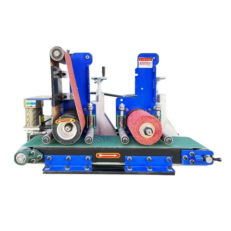 Small Flat Polishing Machine Metal Wire Drawing Machine Rust Removal and Oxidation Skin Sanding Sachine Desktop Sanding Machine.