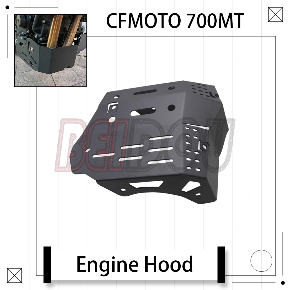 

For CFMOTO 700MT MT700 MT 700 Motorcycle Aluminum Alloy Under Guard Plate Engine Protection Case Engine Chassis Protection Cover