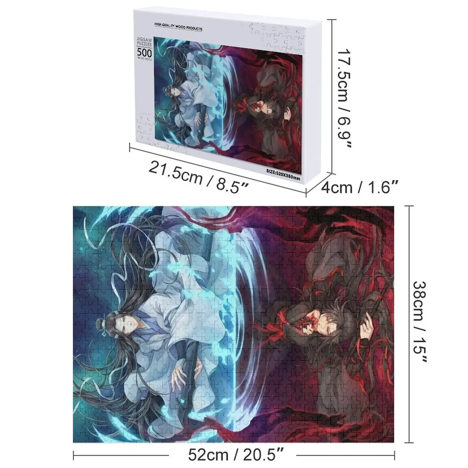 WANGXIAN.CULT.SOULMATE Jigsaw Puzzle Personalizzato Giocattolo Per Bambini Romanzo Giocattoli Per I Bambini 2022 Immagine Personalizzato Bambino Puzzle
