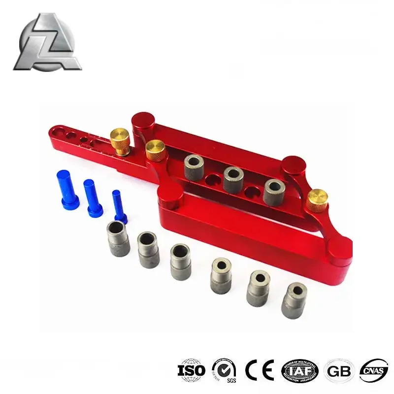 ZJD-BT032 Roundwood Tenon Self Centering Doweling Jig Kit Hole Drilling Guide Locator Woodworking Hand Tool Positioner Machinery