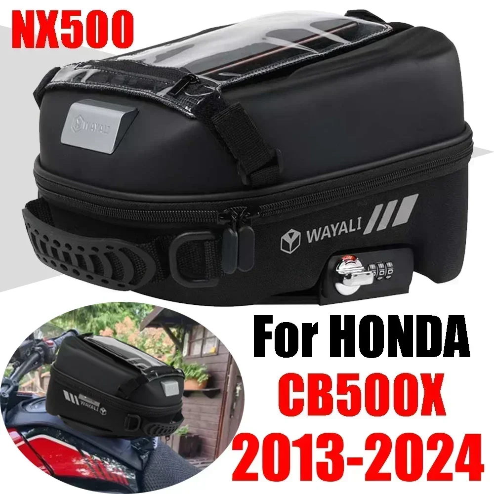 For HONDA CB500X CB500 X CB 500 X 500X 2013 - 2024 NX500 Accessories Tank Bag Luggage Tanklock Storage Bags Phone Navigation Bag