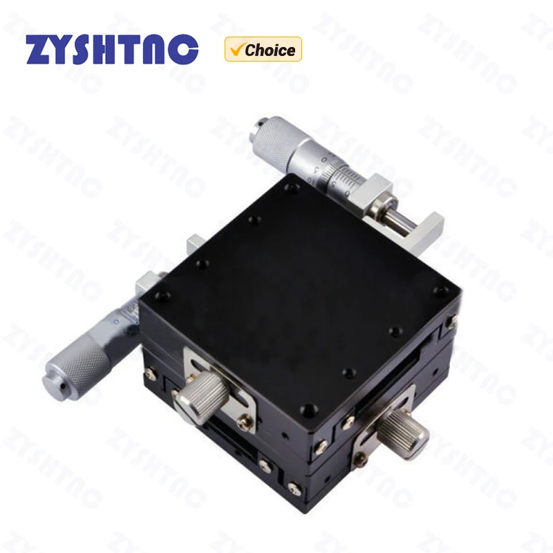 XY axis Optical Manual stage LY30/40/50/60/80/100/125-L/R Cross roller guide type, Ball Bearing Steel Roller Type LGY40/60-L/R/C