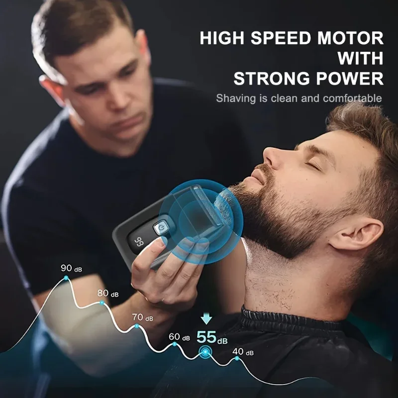 ماكينة تصفيف الشعر الاحترافية T9 مجموعة ماكينة حلاقة كهربائية USB لصالونات الشعر أدوات تجميل للرجال ماكينة تشذيب الشعر والسوالف وشعر الجسم وشعر الإبط #3