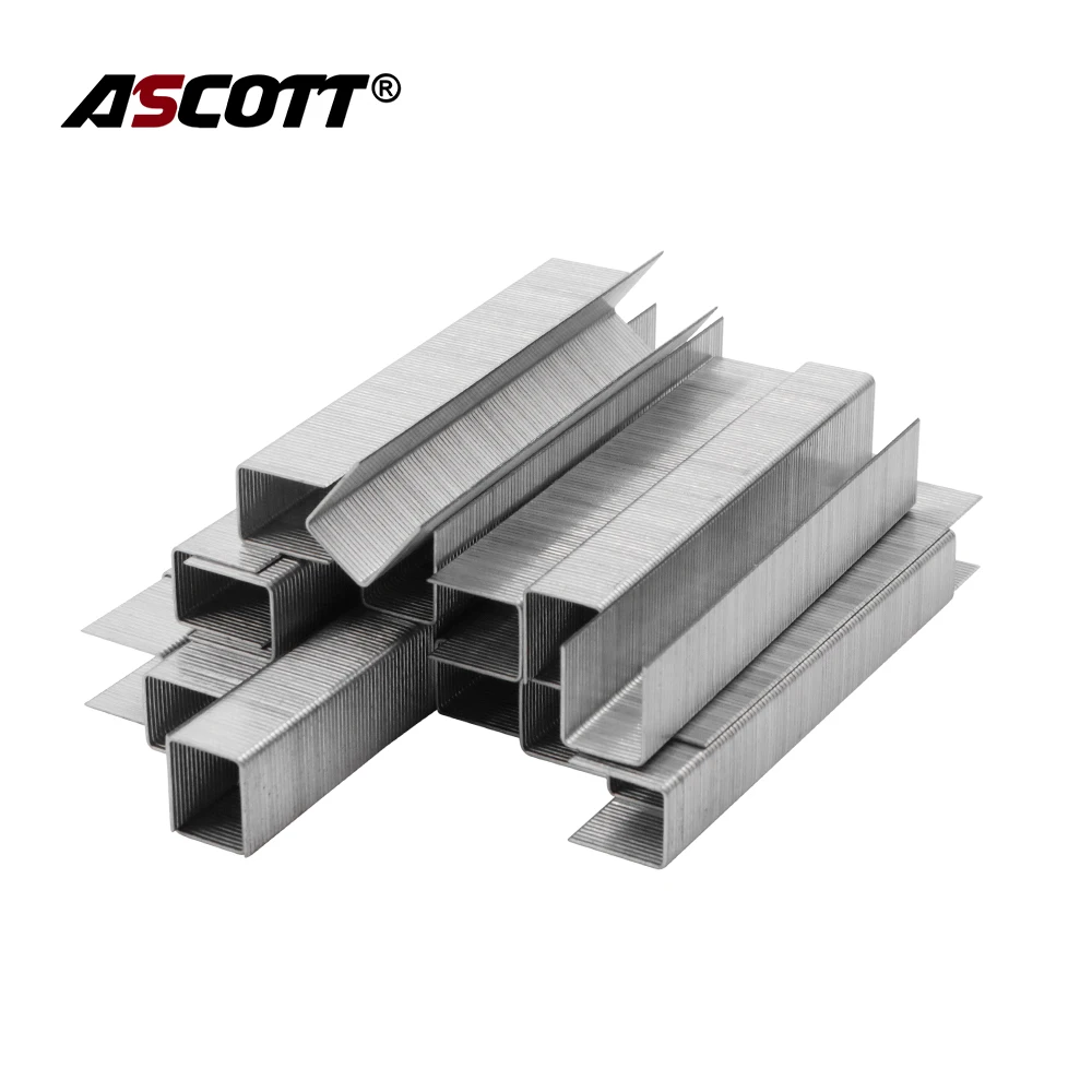 5000Pcs Nails 21Gauge 12.8mm Width Crown Staples Length 6/10/16mm Framing Nailer Pin for 8016 Air Stapler Uphostery Woodworking