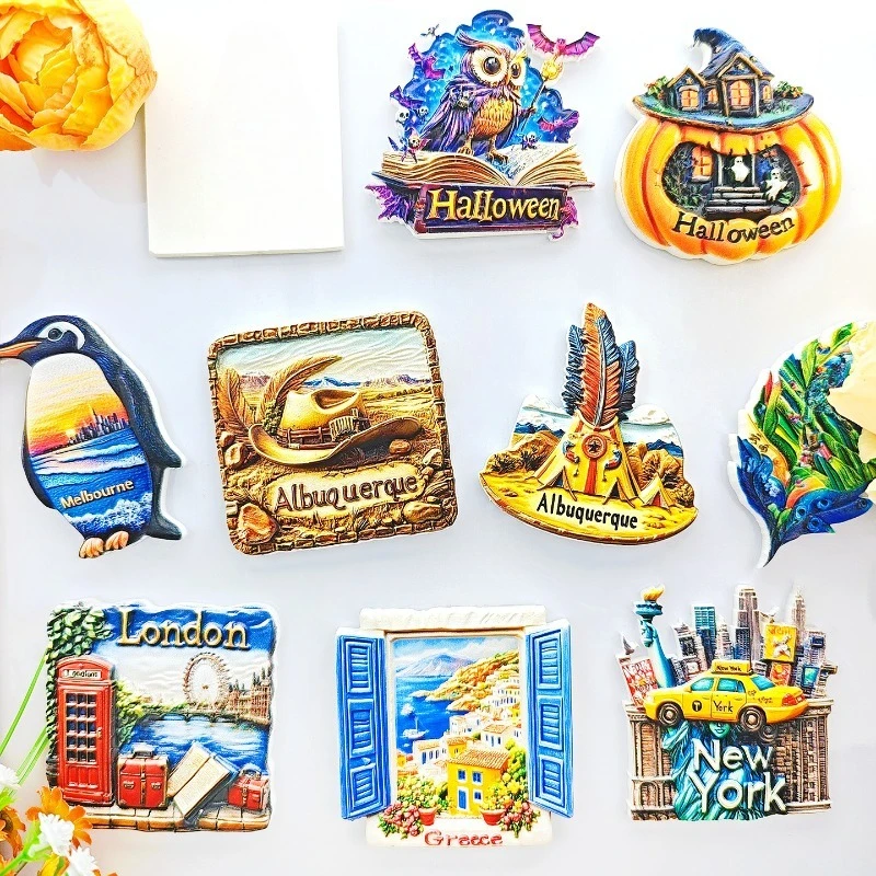 Albuquerque Sand Dunes مغناطيس الثلاجة - ثلاثية الأبعاد نيو مكسيكو تذكارية ديكور المناظر الطبيعية في الصحراء هدية جنوب غرب فريدة مع مغناطيس قوي